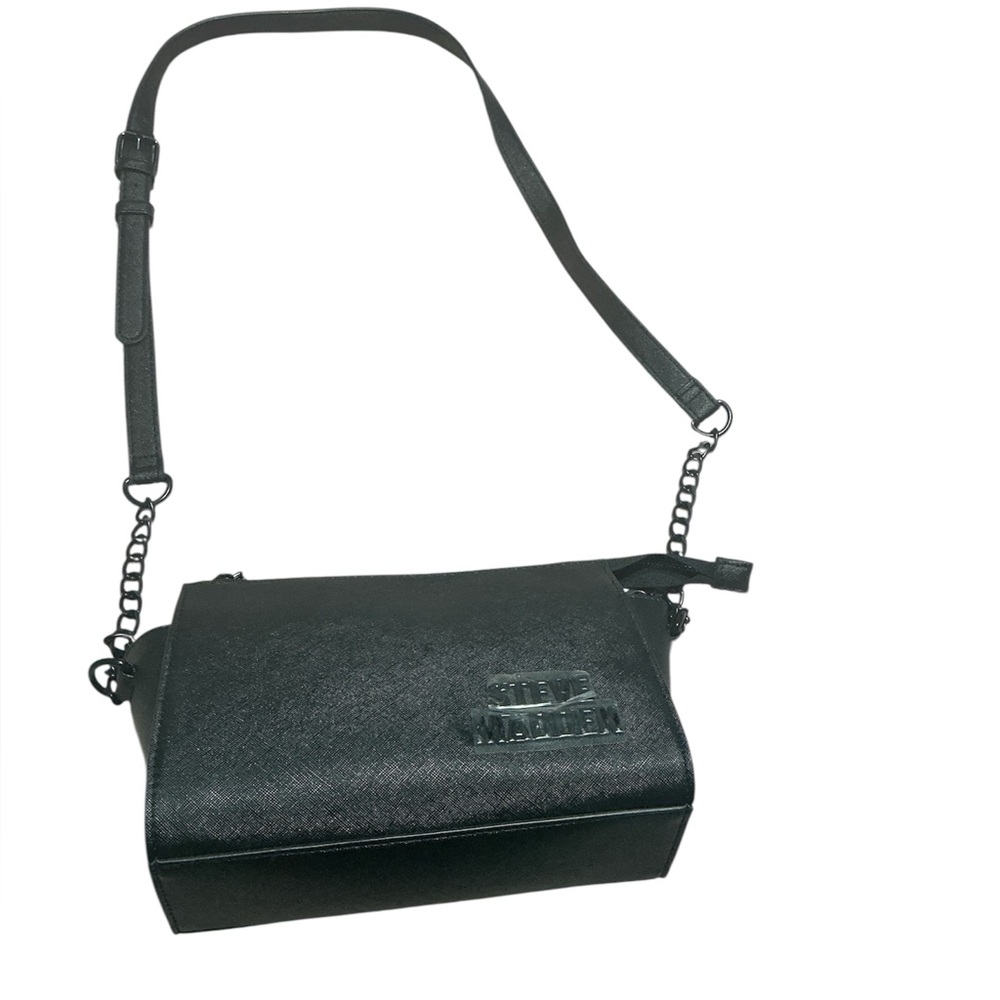 Steve Madden Black Crossbody Bag with Chain Strap